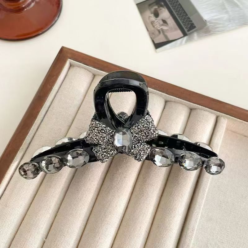 Diamond Bowknot Hair Clip Stylish Hairpin