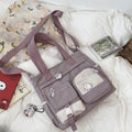 Korean Style Color Block Shoulder Bag