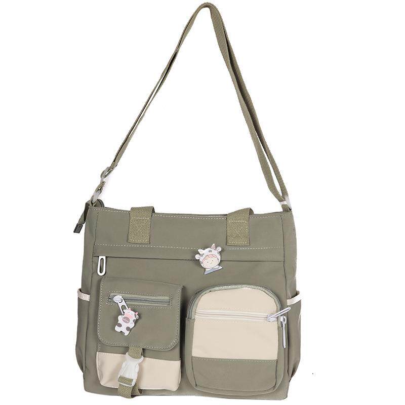 Korean Style Color Block Shoulder Bag